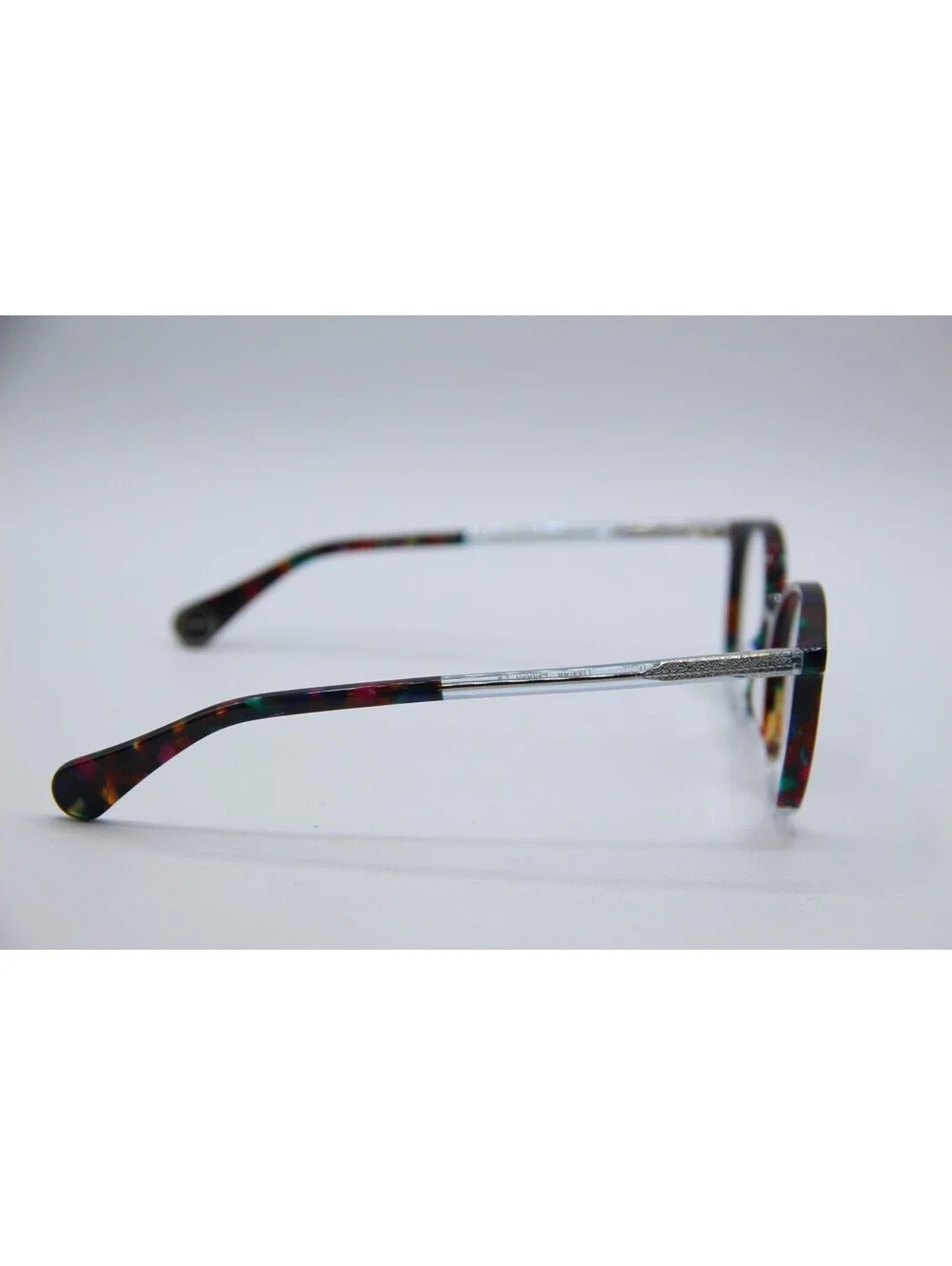 Woow Last Call 1 Col 0338 Purple Blue Green Tort Authentic Eyeglasses 48-19-142